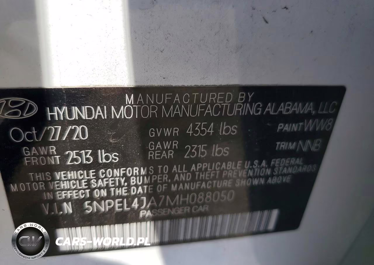 2021 Hyundai Sonata Sel VIN:5NPEL4JA7MH088050 - 12