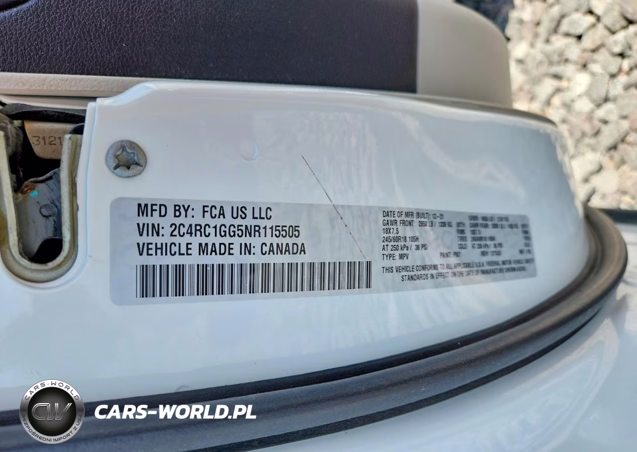 2022 Chrysler Pacifica Limited VIN:2C4RC1GG5NR115505 - 13