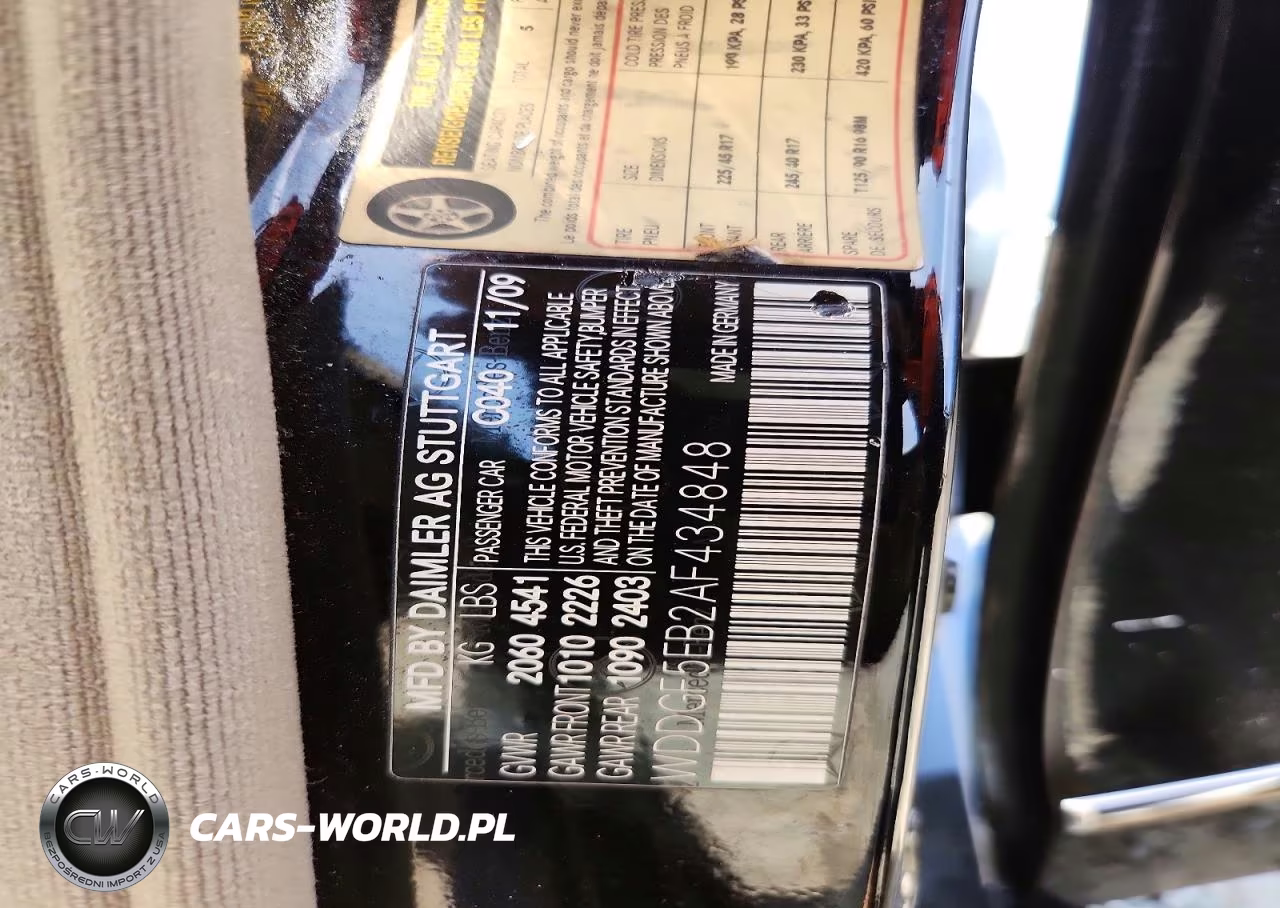 2010 Mercedes-Benz C 300 VIN:WDDGF5EB2AF434848 - 12