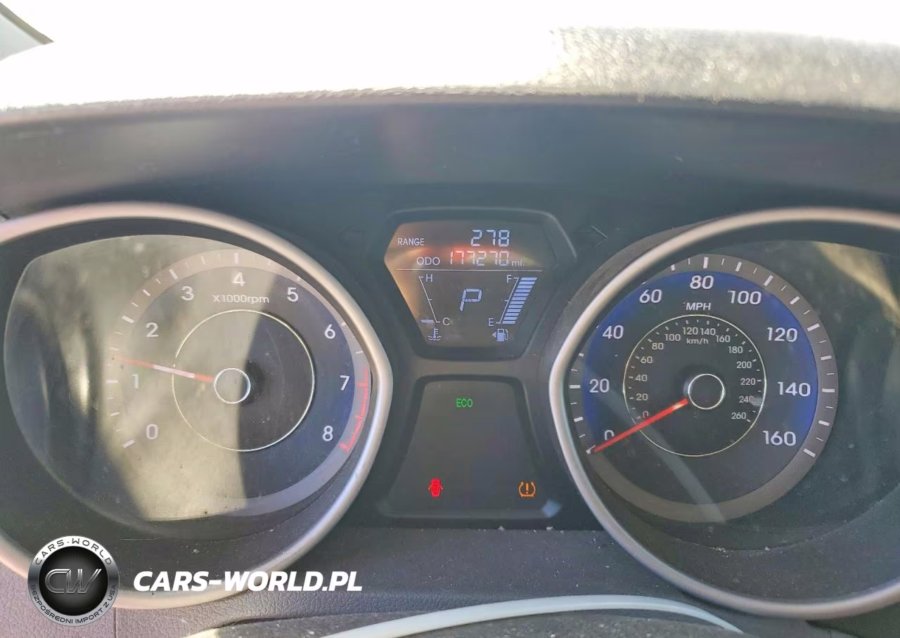 2012 Hyundai Elantra Gls VIN:KMHDH4AE7CU339889 - 9