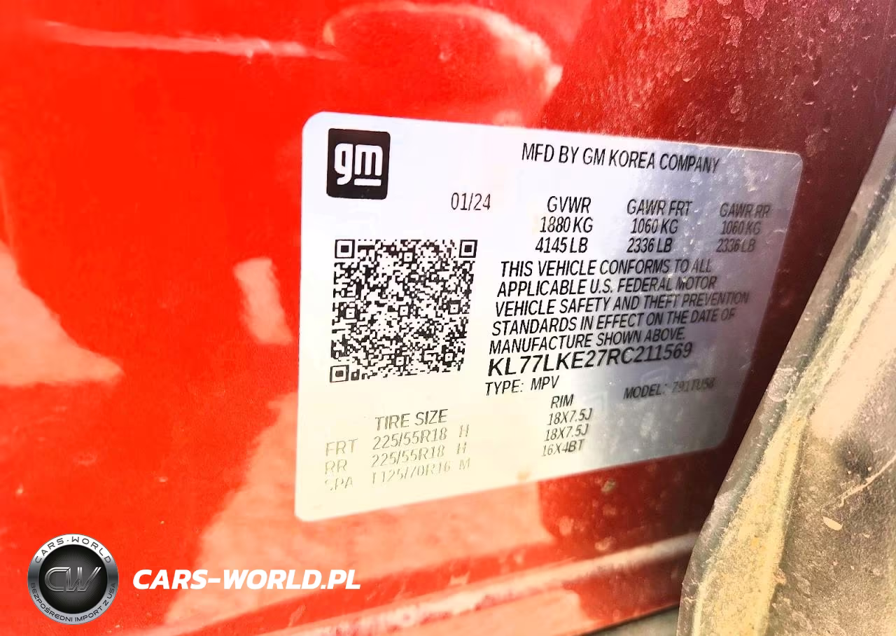 2024 Chevrolet Trax Activ VIN:KL77LKE27RC211569 - 13