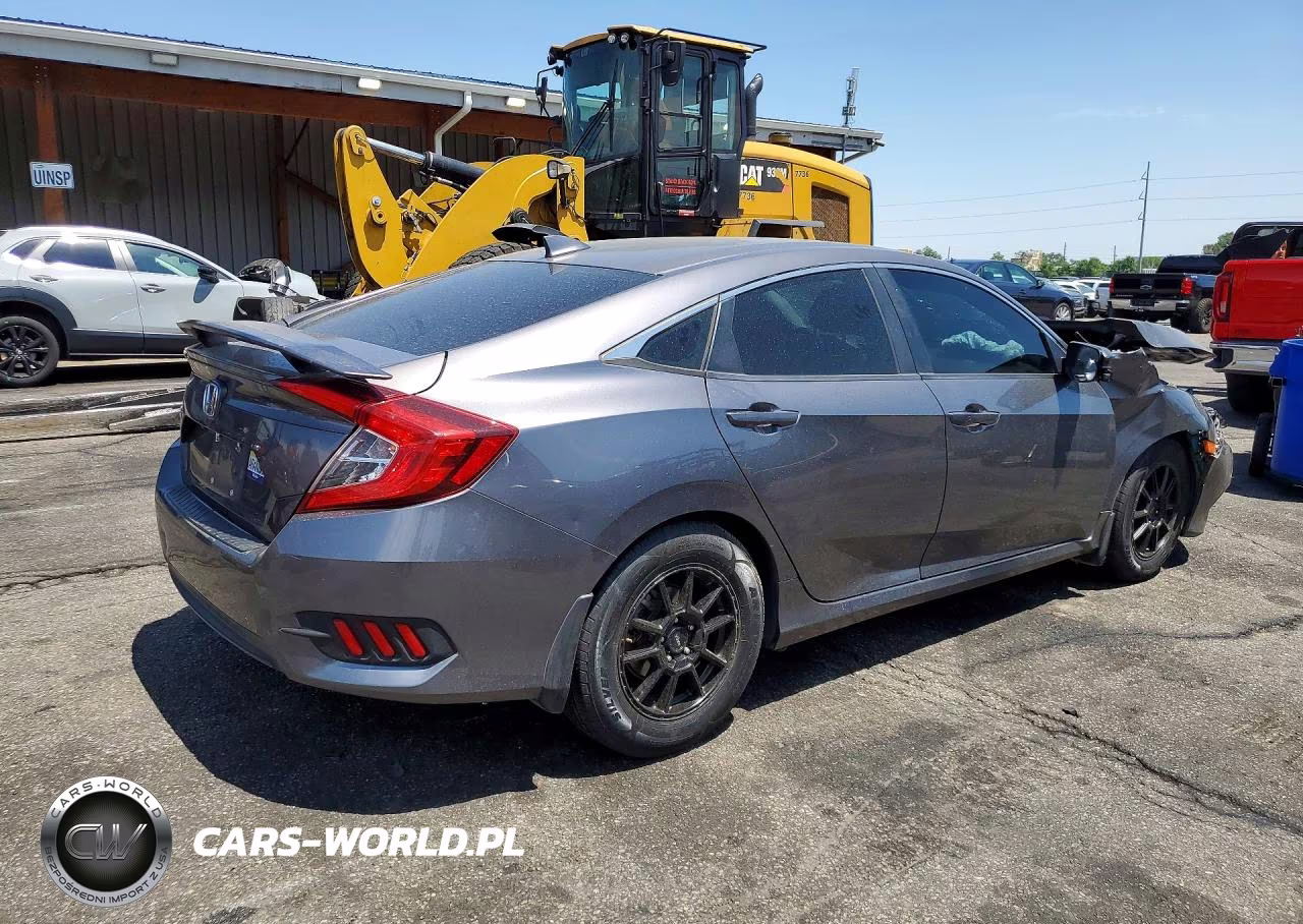 2018 Honda Civic Exl VIN:JHMFC1F74JX021291 - 3