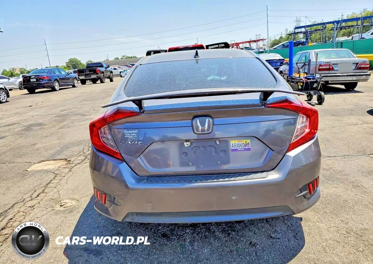 2018 Honda Civic Exl VIN:JHMFC1F74JX021291 - 6