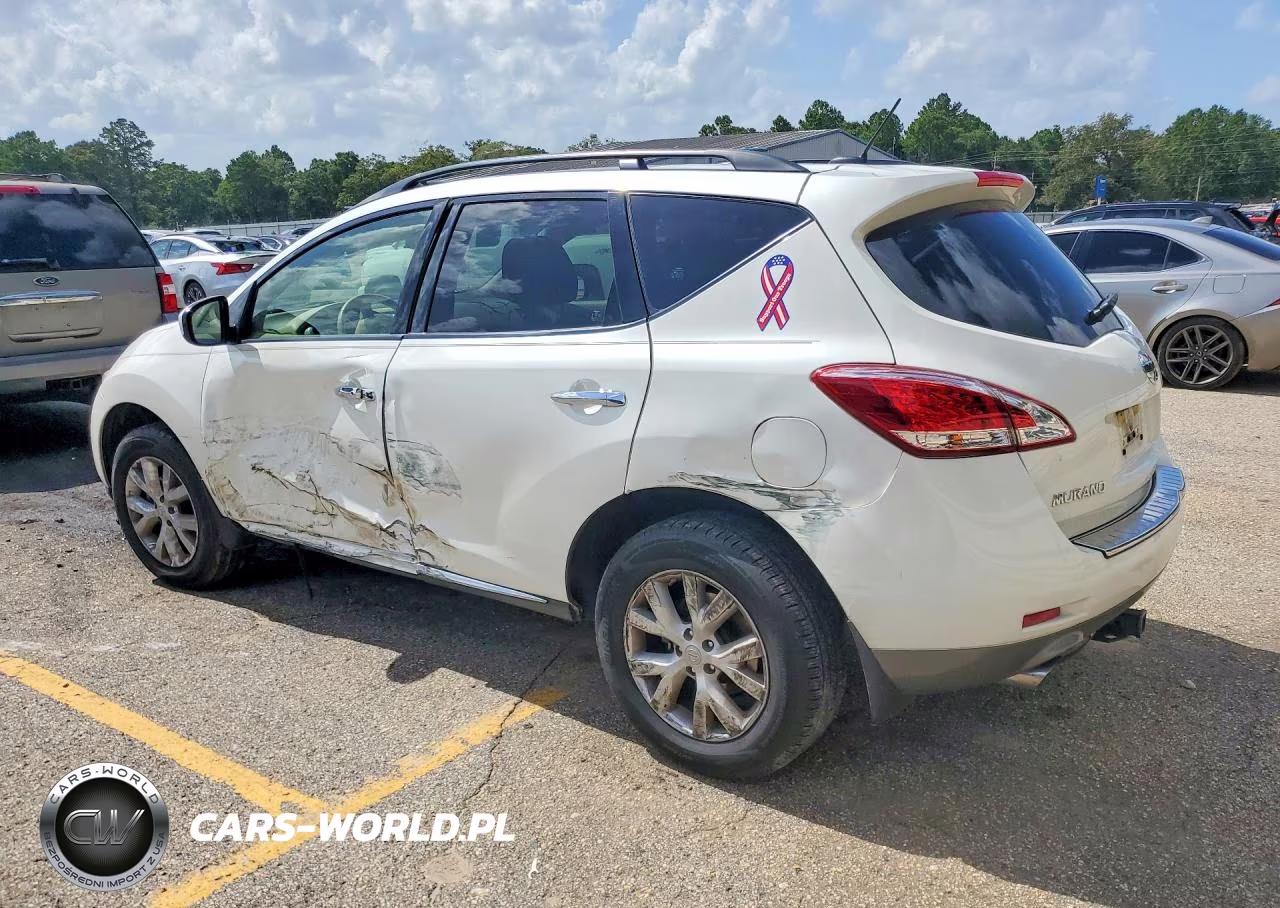 2014 Nissan Murano Sl VIN:JN8AZ1MU6EW420013 - 2