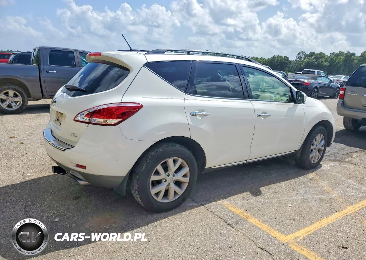 2014 Nissan Murano Sl VIN:JN8AZ1MU6EW420013 - 3