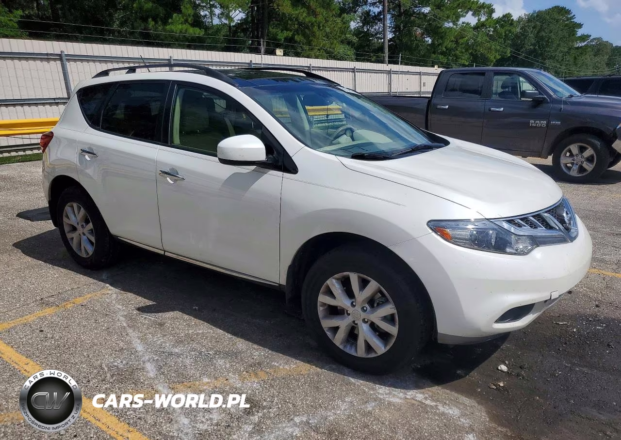 2014 Nissan Murano Sl VIN:JN8AZ1MU6EW420013 - 4