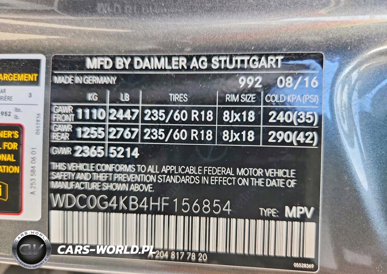 2017 Mercedes-Benz Glc 300 4Matic VIN:WDC0G4KB4HF156854 - 13