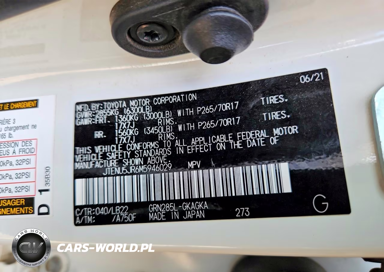 2021 Toyota 4Runner Sr5 Premium VIN:JTENU5JR6M5946029 - 12