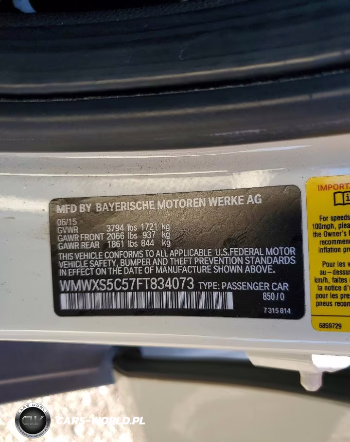 2015 Mini Cooper VIN:WMWXS5C57FT834073 - 12