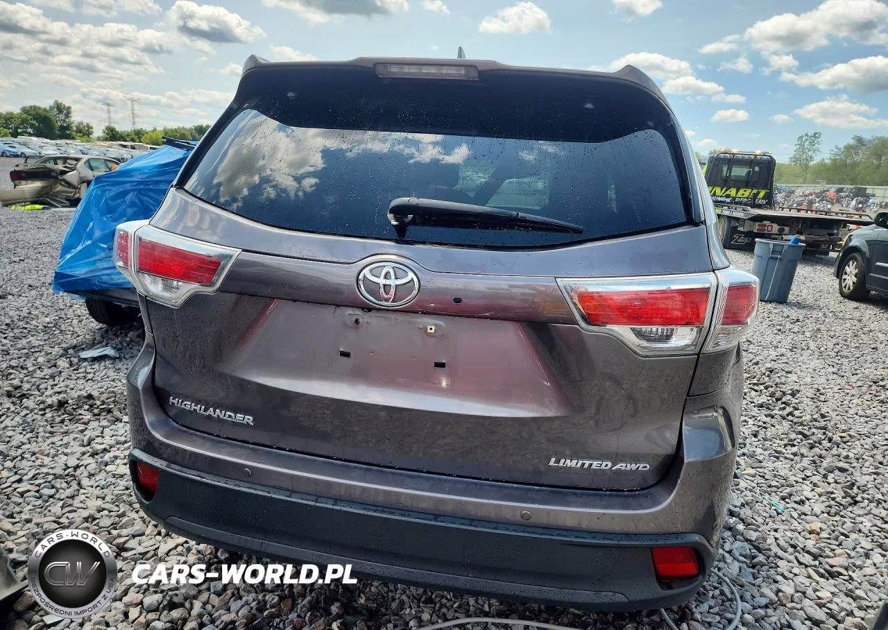 2014 Toyota Highlander Limited VIN:5TDDKRFH2ES006867 - 6
