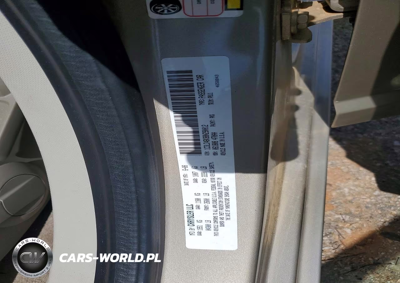 2008 Chrysler Sebring Lx VIN:1C3LC46K88N290012 - 12