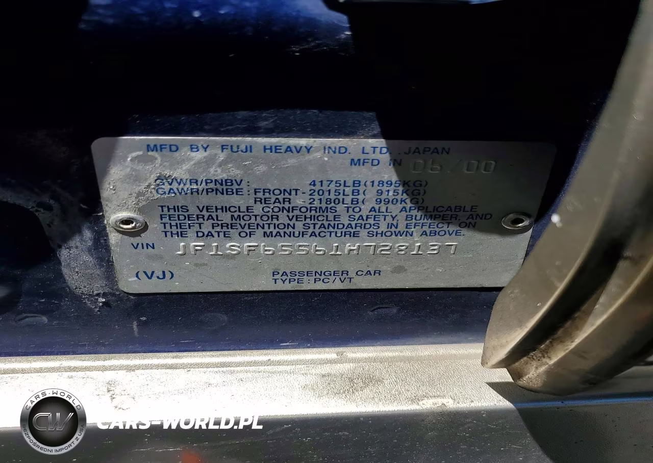 2001 Subaru Forester S VIN:JF1SF65561H728137 - 13