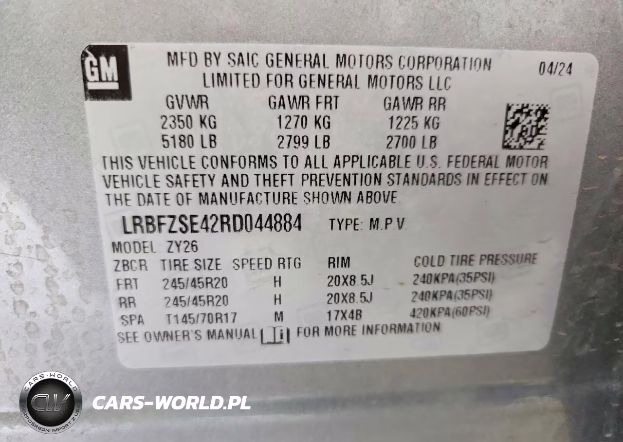 2024 Buick Envision Avenir VIN:LRBFZSE42RD044884 - 14