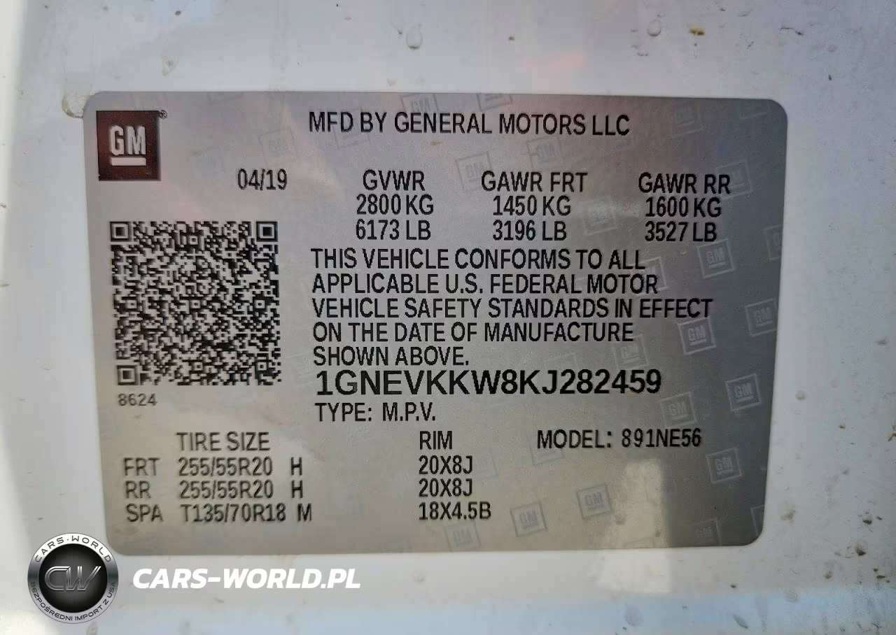 2019 Chevrolet Traverse Premier VIN:1GNEVKKW8KJ282459 - 14