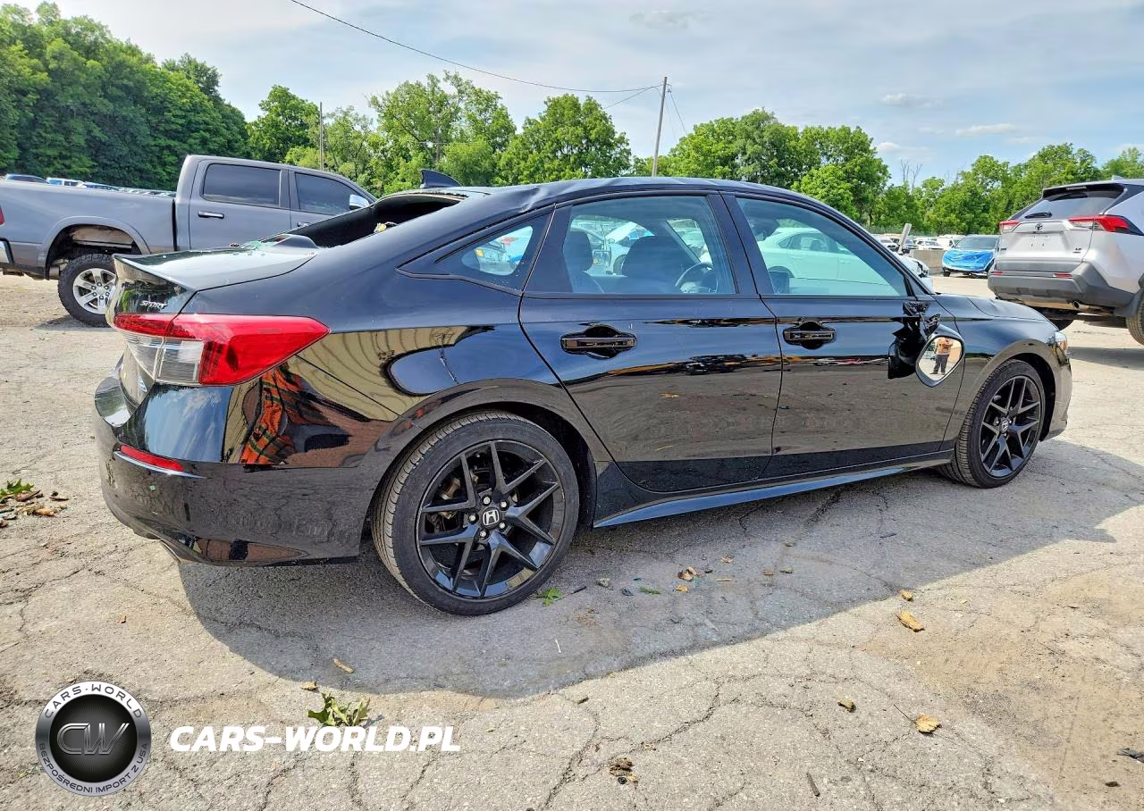 2022 Honda Civic Sport VIN:2HGFE2F59NH507624 - 3