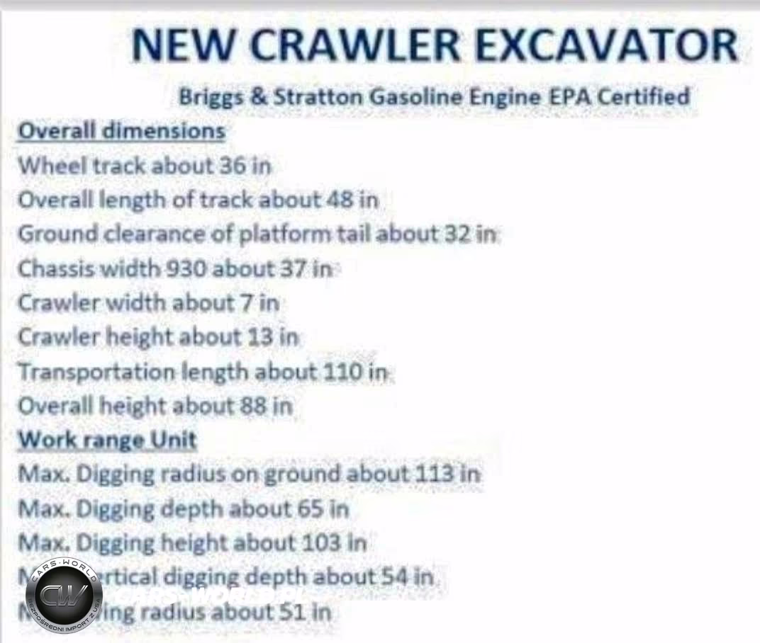 OTHER EXCAVATOR VIN:3899791 - 9