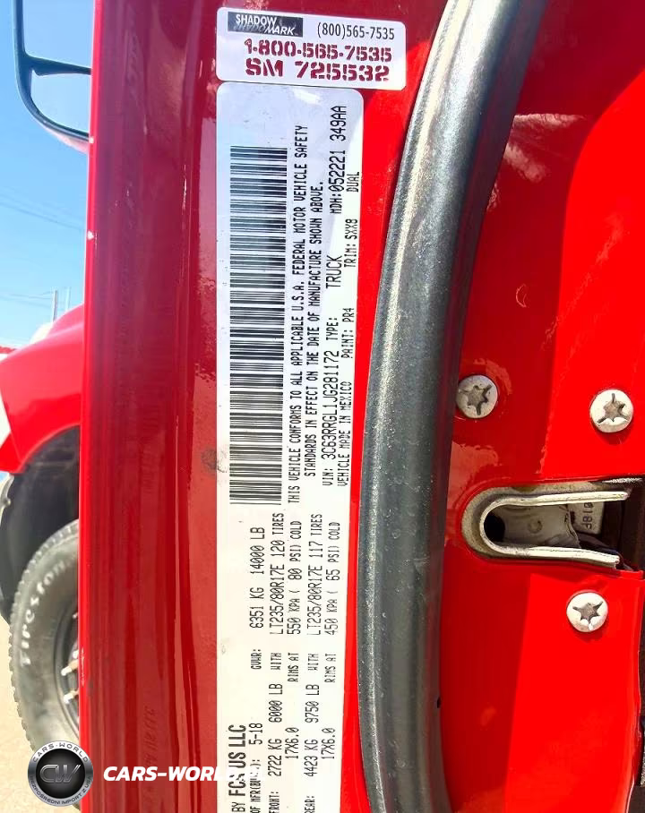 2018 Ram 3500 St VIN:3C63RRGL1JG281172 - 10