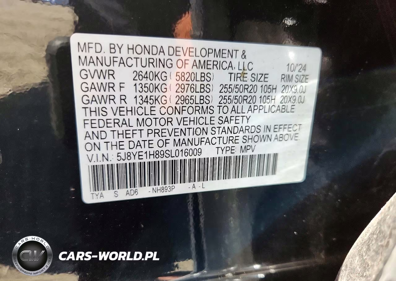 2025 Acura Mdx Advance VIN:5J8YE1H89SL016009 - 14