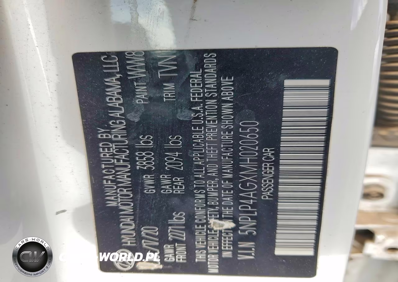 2021 Hyundai Elantra Limited VIN:5NPLP4AGXMH020650 - 12