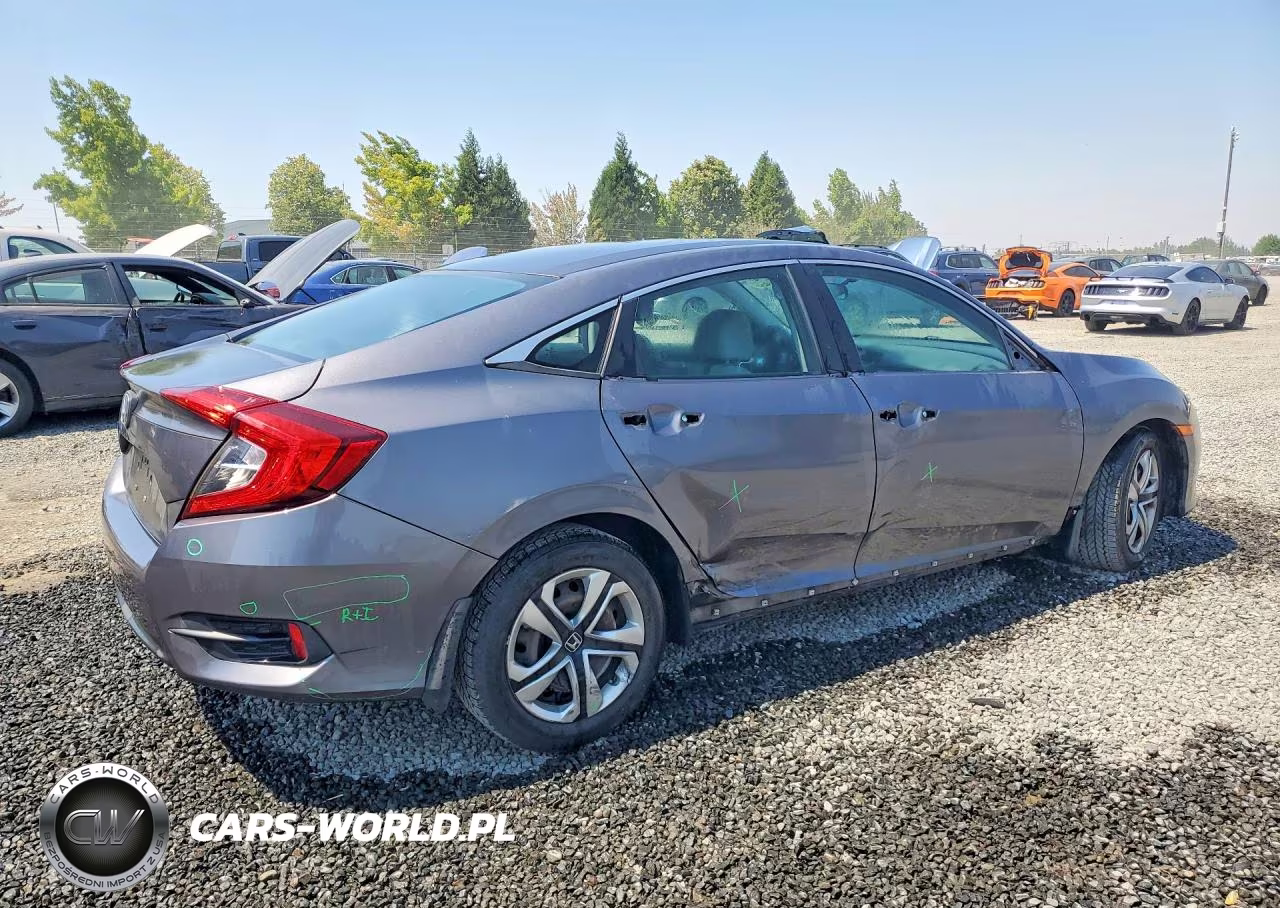 2018 Honda Civic Lx VIN:2HGFC2F59JH608727 - 3