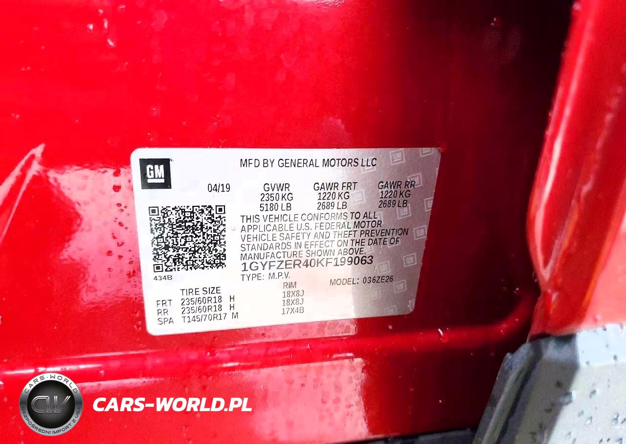 2019 Cadillac Xt4 Sport VIN:1GYFZER40KF199063 - 13