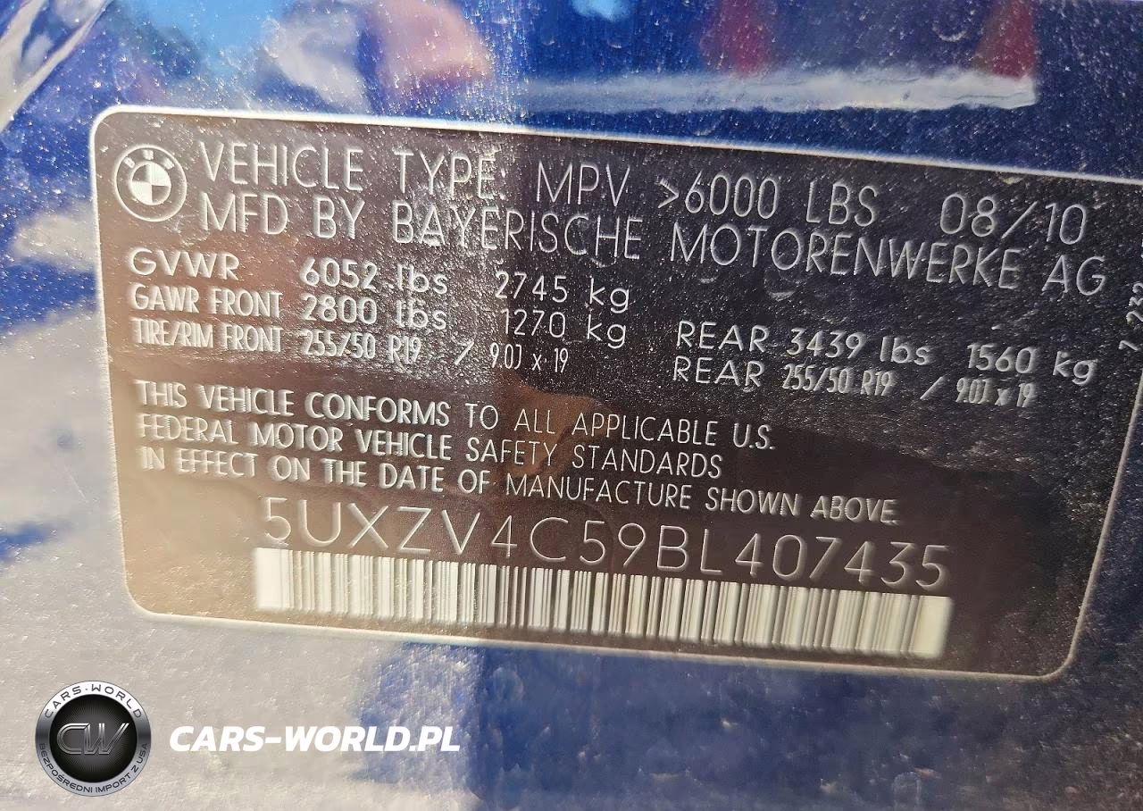 2011 BMW X5 xDrive35I VIN:5UXZV4C59BL407435 - 13
