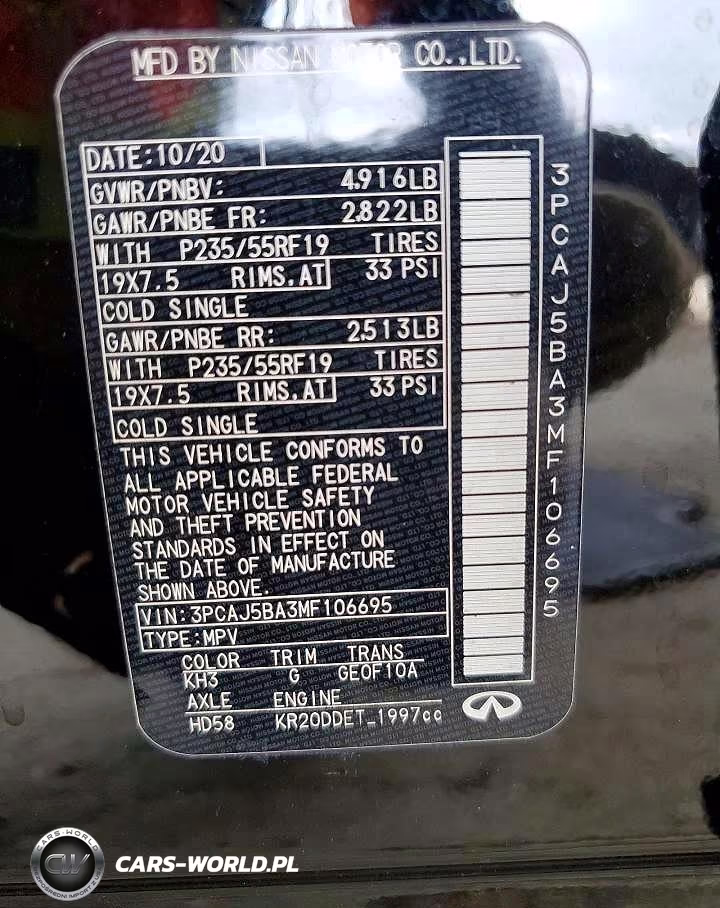 2021 Infiniti Qx50 Luxe VIN:3PCAJ5BA3MF106695 - 13