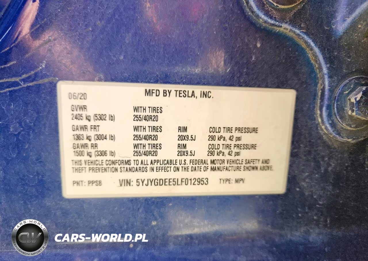2020 Tesla Model Y VIN:5YJYGDEE5LF012953 - 13