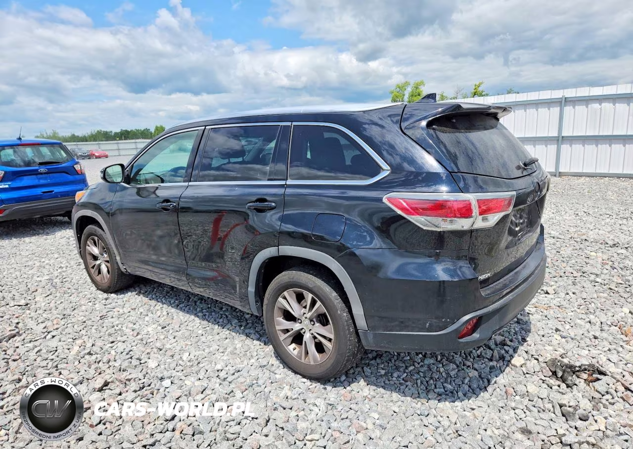 2015 Toyota Highlander Xle VIN:5TDKKRFH6FS090958 - 2
