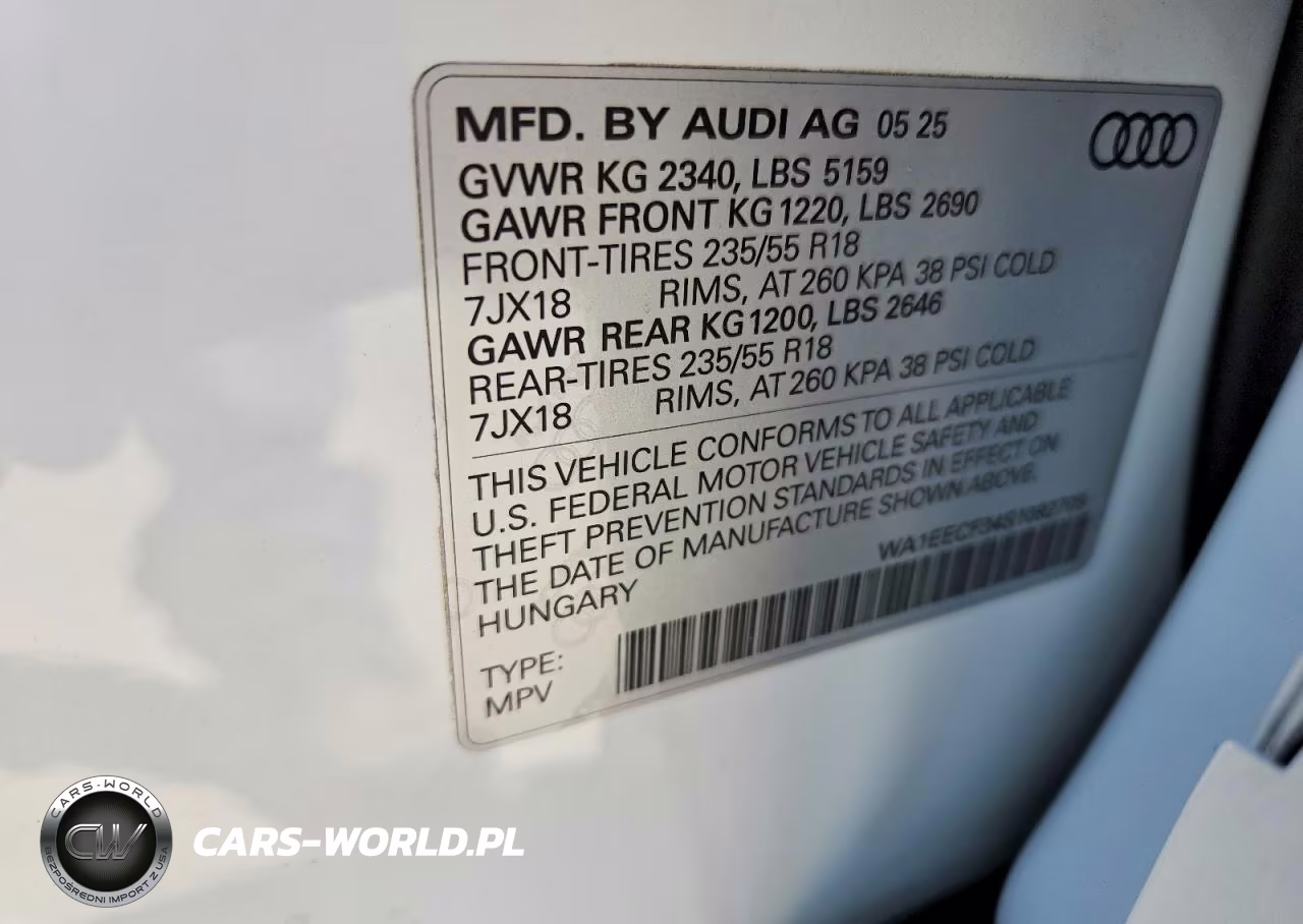 2025 Audi Q3 Premium Plus S Line 45 VIN:WA1EECF34S1082705 - 13