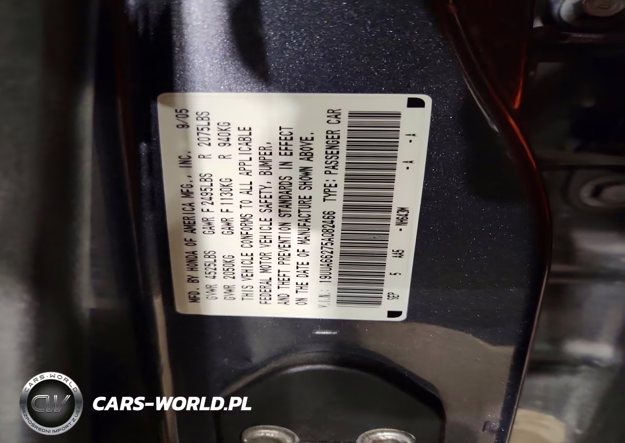 2005 Acura Tl VIN:19UUA66275A082466 - 12