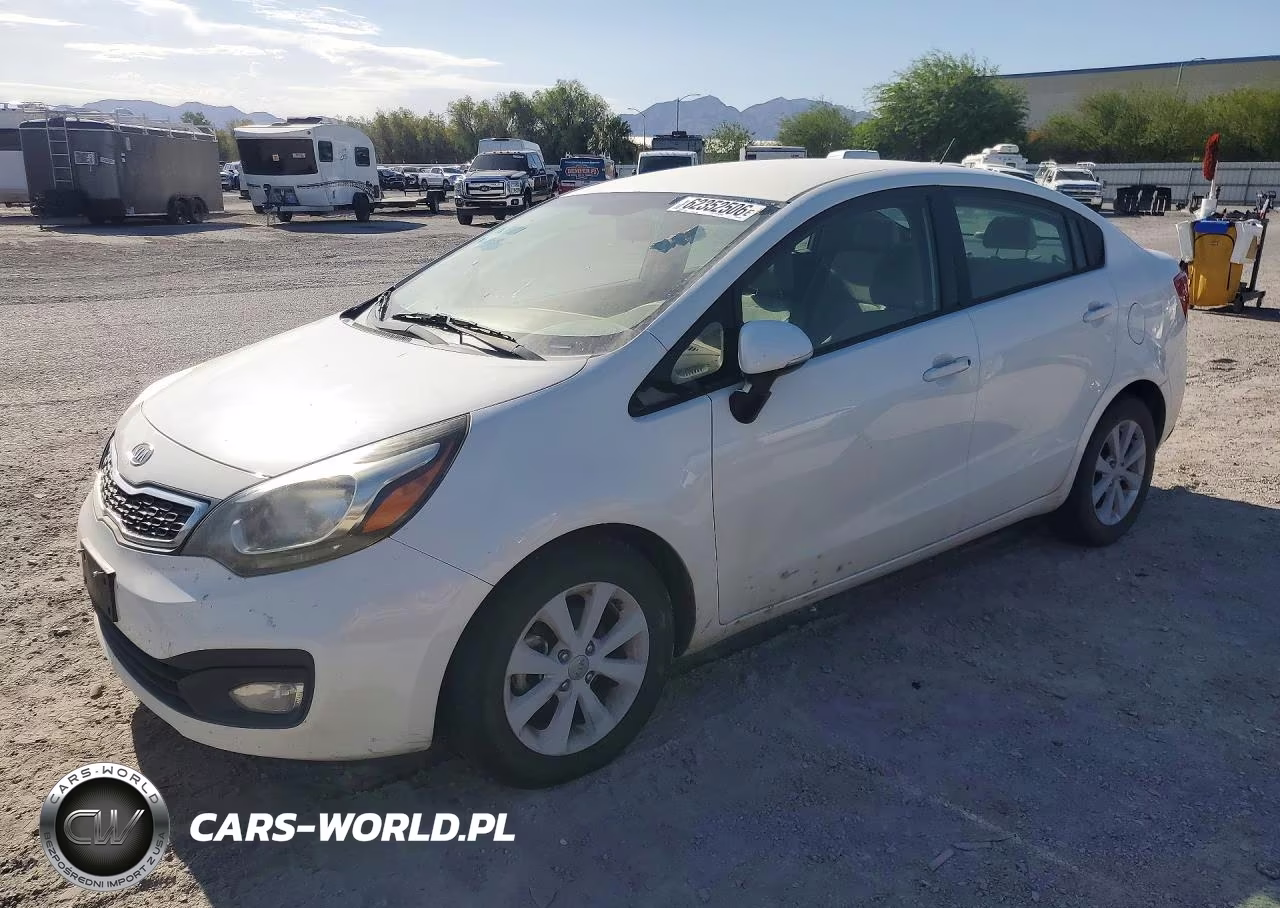 2012 Kia Rio Ex VIN:KNADN4A37C6059483 - 1
