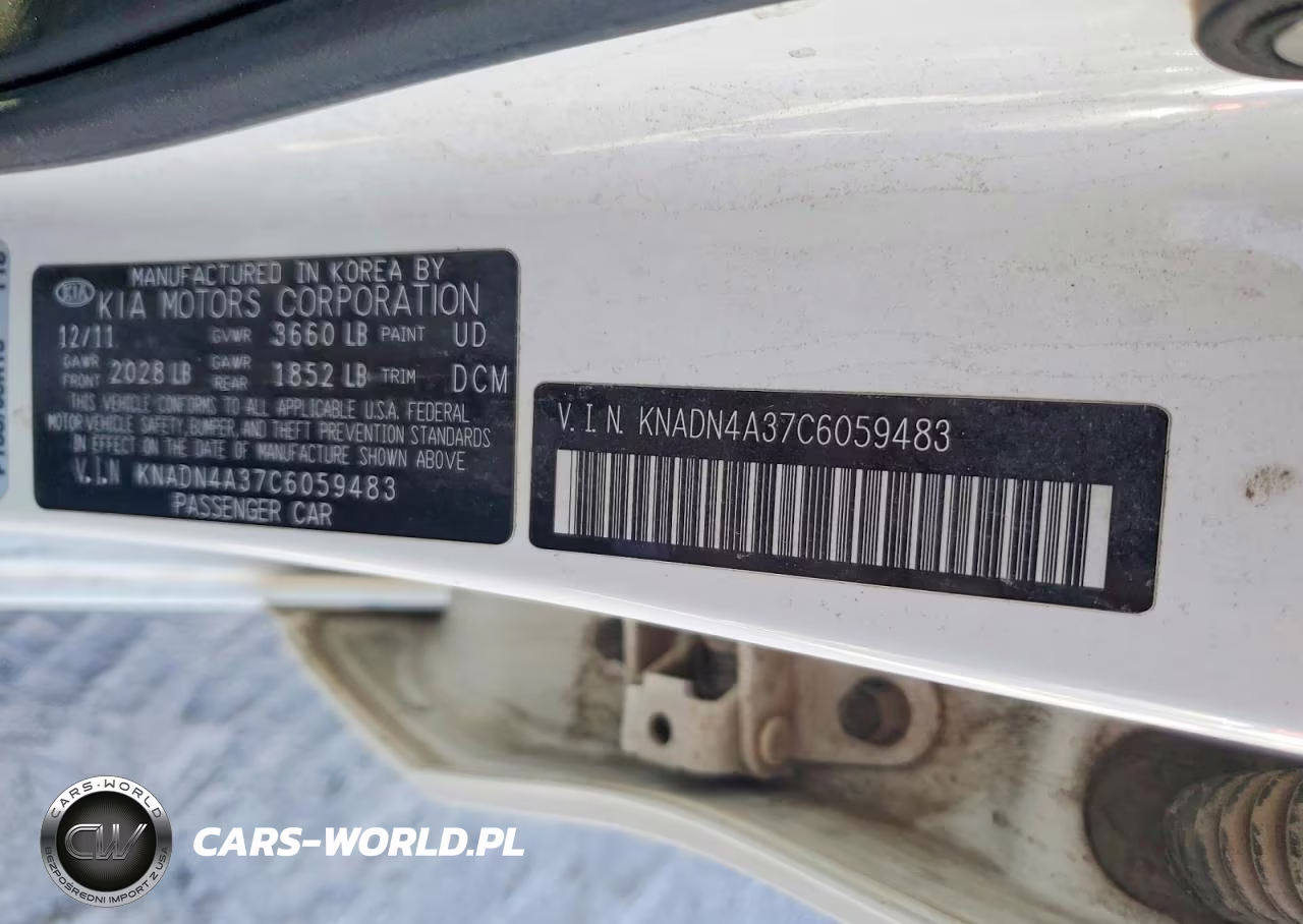 2012 Kia Rio Ex VIN:KNADN4A37C6059483 - 12