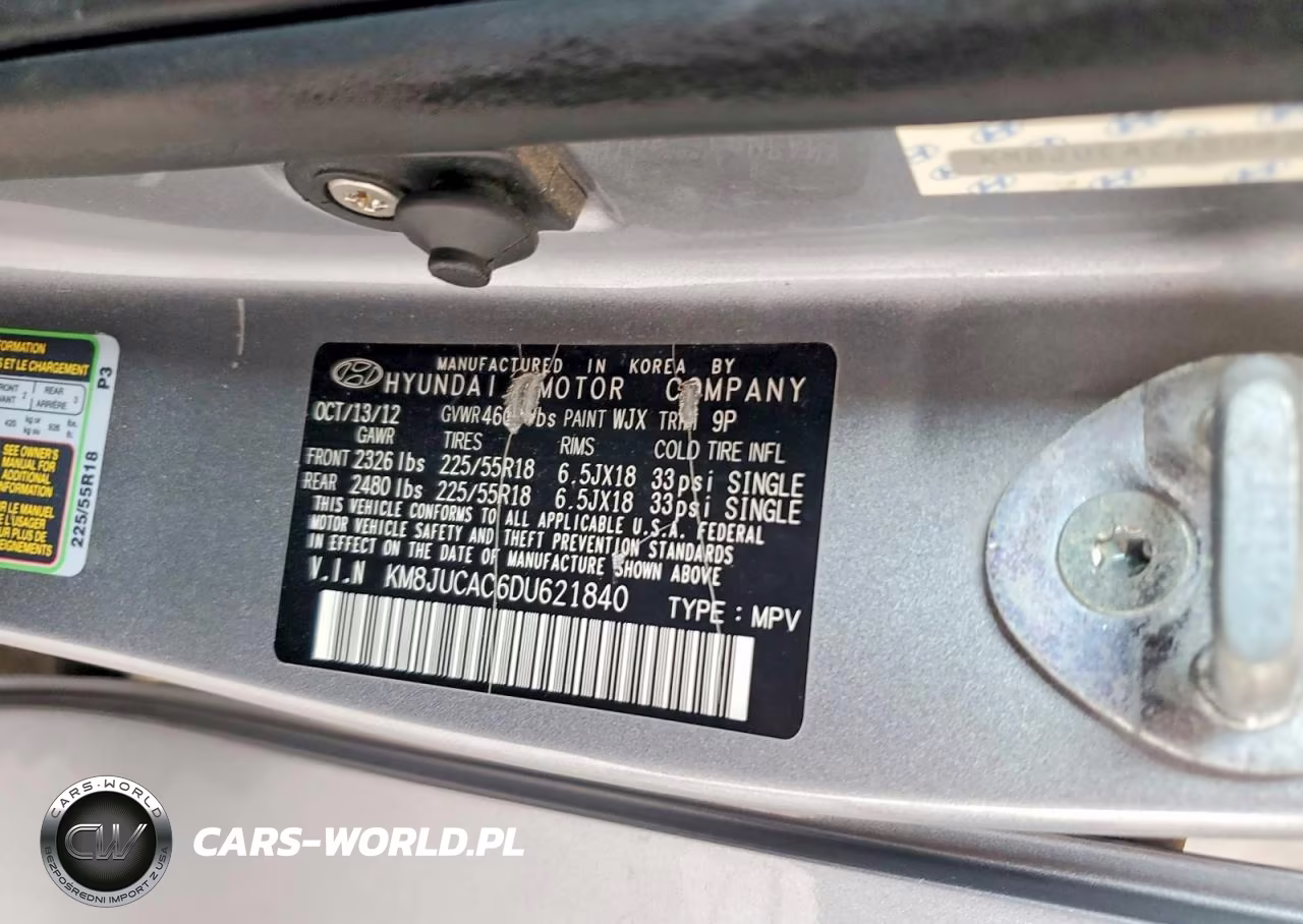 2013 Hyundai Tucson Limited VIN:KM8JUCAC6DU621840 - 13