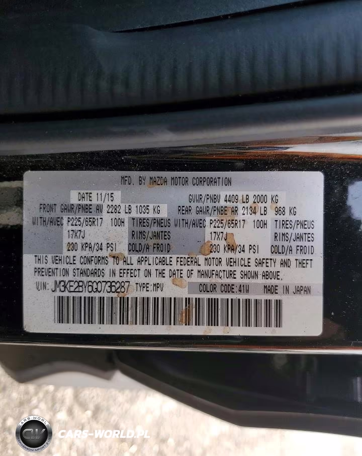 2016 Mazda Cx-5 Sport VIN:JM3KE2BY6G0736287 - 13