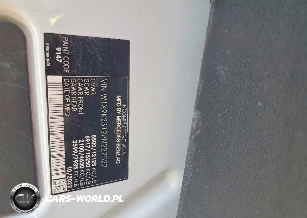 2023 Mercedes-Benz Sprinter 4500 VIN:W1X9K2312PN227527 - 13