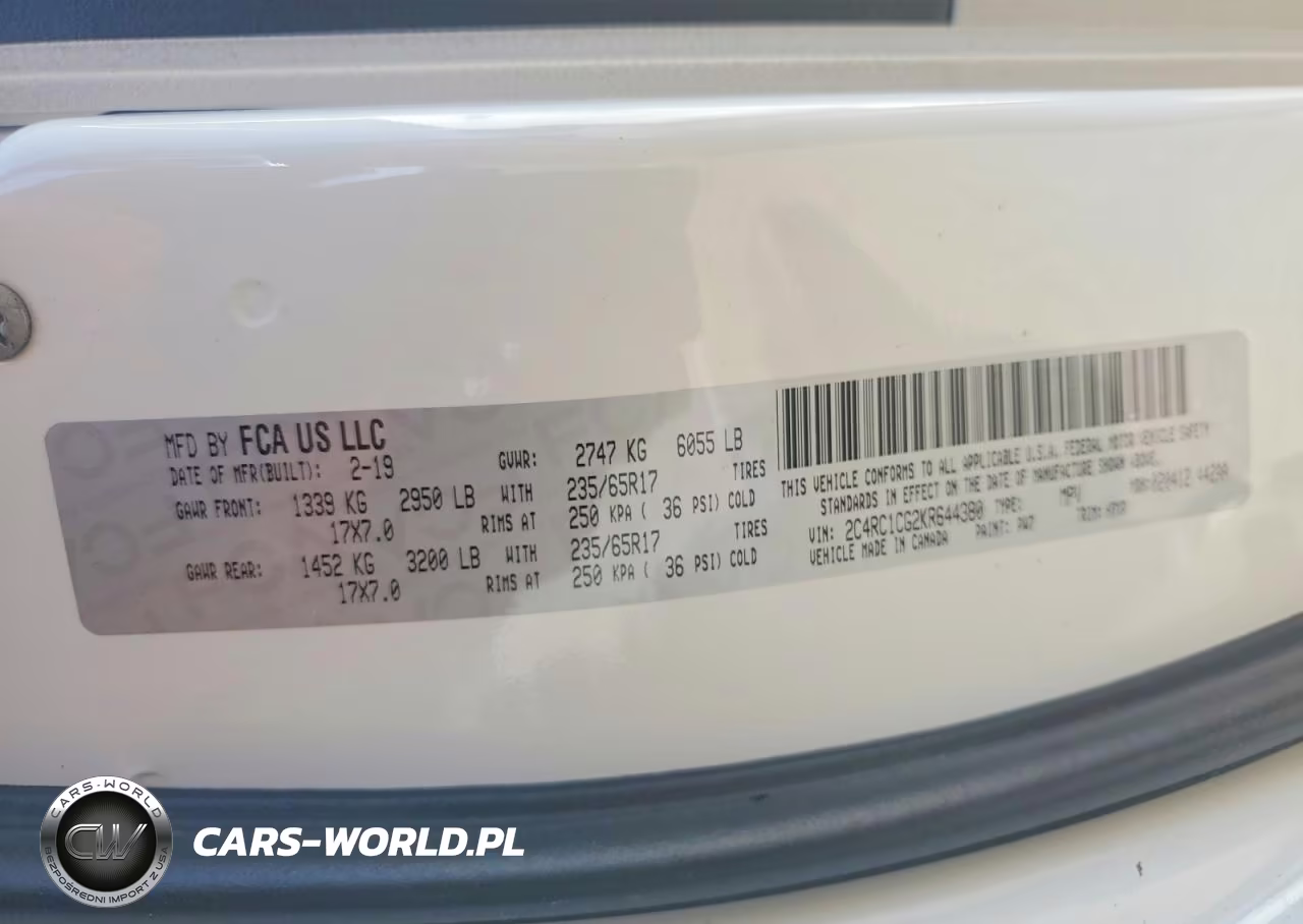 2019 Chrysler Pacifica Lx VIN:2C4RC1CG2KR644380 - 14
