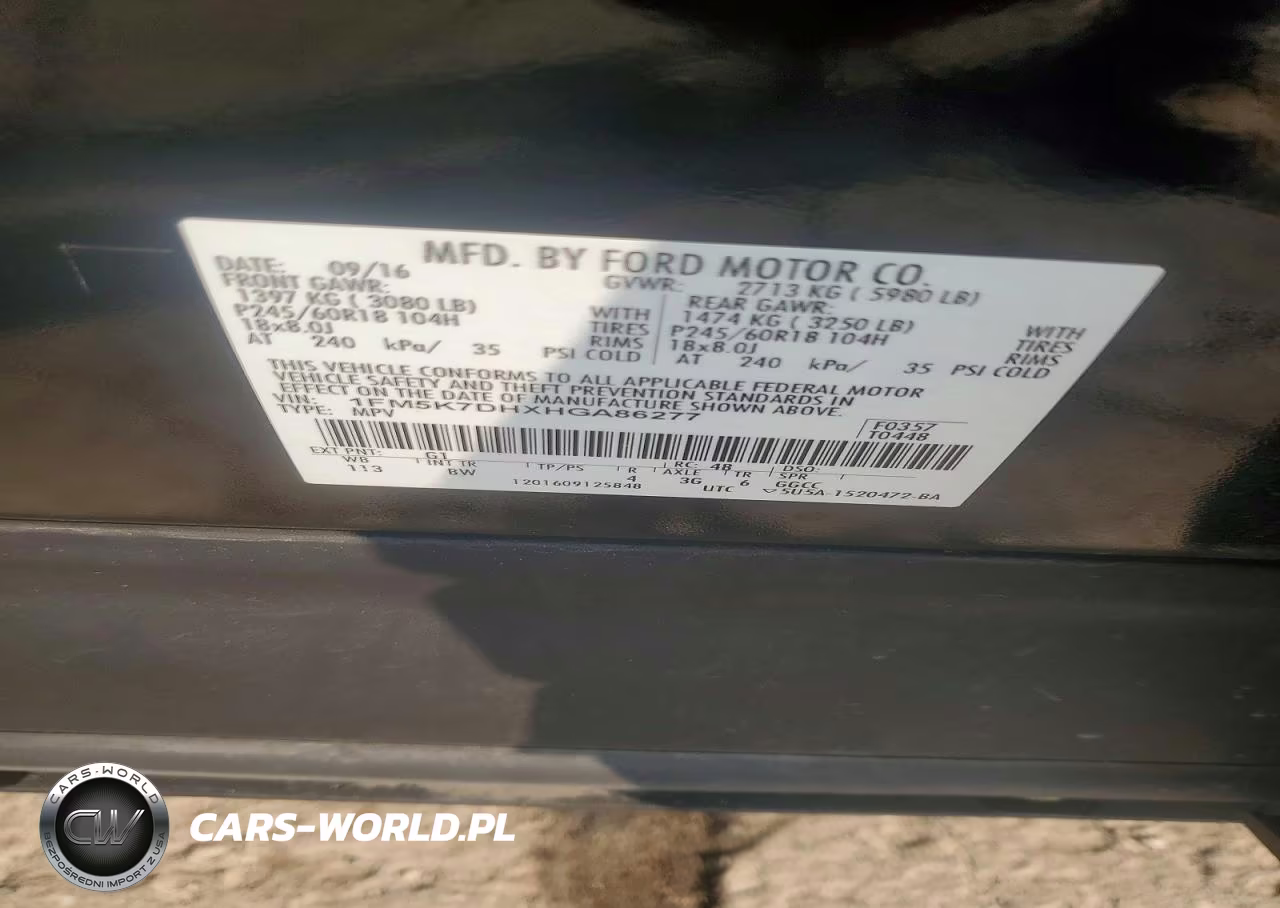 2017 Ford Explorer Xlt VIN:1FM5K7DHXHGA86277 - 13