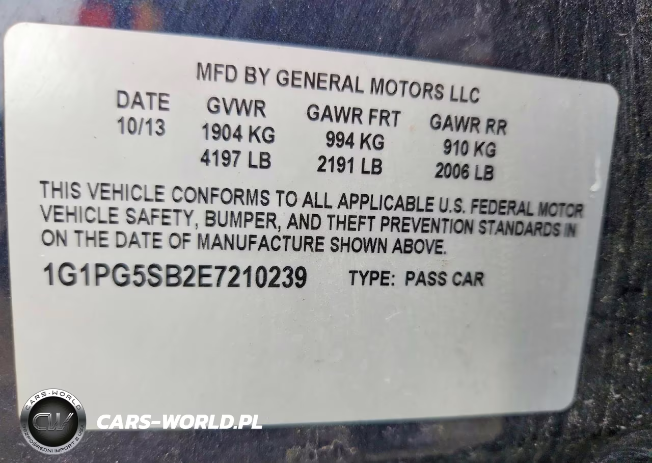 2014 Chevrolet Cruze Ltz VIN:1G1PG5SB2E7210239 - 12