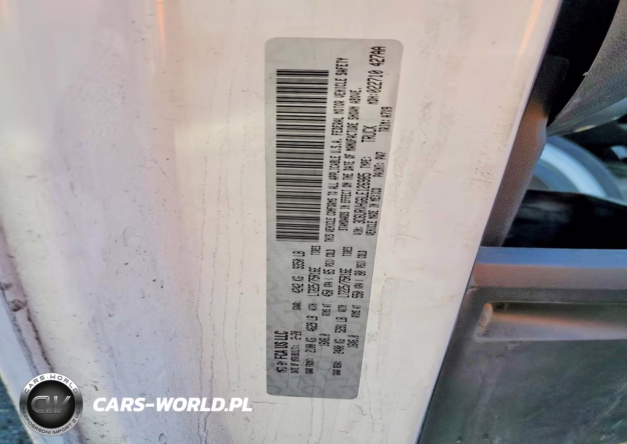 2020 Ram Promaster - Delivery Van VIN:3C6URVHG6LE126985 - 13