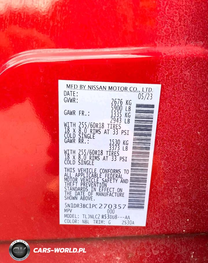 2023 Nissan Pathfinder Sv VIN:5N1DR3BC1PC270357 - 10