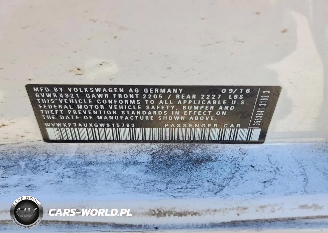 2016 Volkswagen E-Golf Se VIN:WVWKP7AUXGW915783 - 12