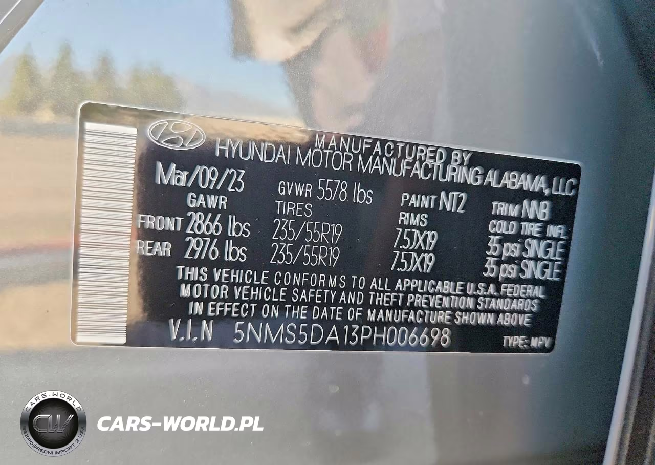2023 Hyundai Santa Fe Limited VIN:5NMS5DA13PH006698 - 13