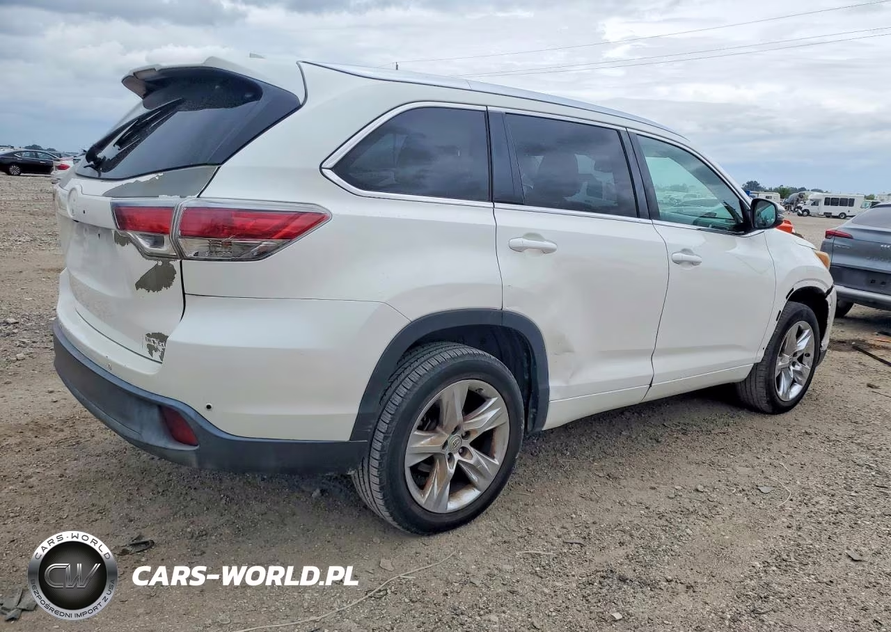 2015 Toyota Highlander Limited VIN:5TDYKRFH8FS064923 - 3