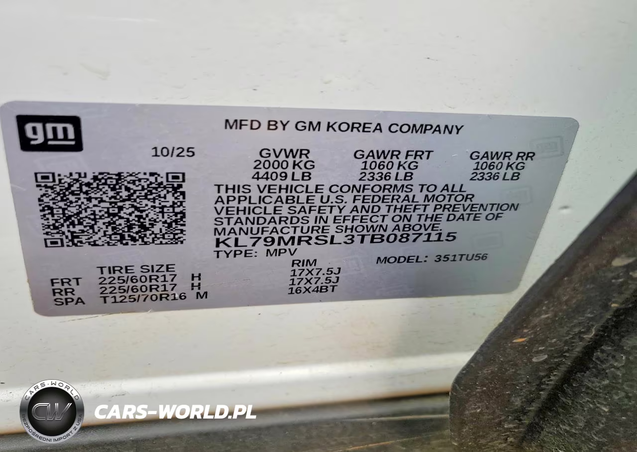 2026 Chevrolet Trailblazer VIN:KL79MRSL3TB087115 - 13