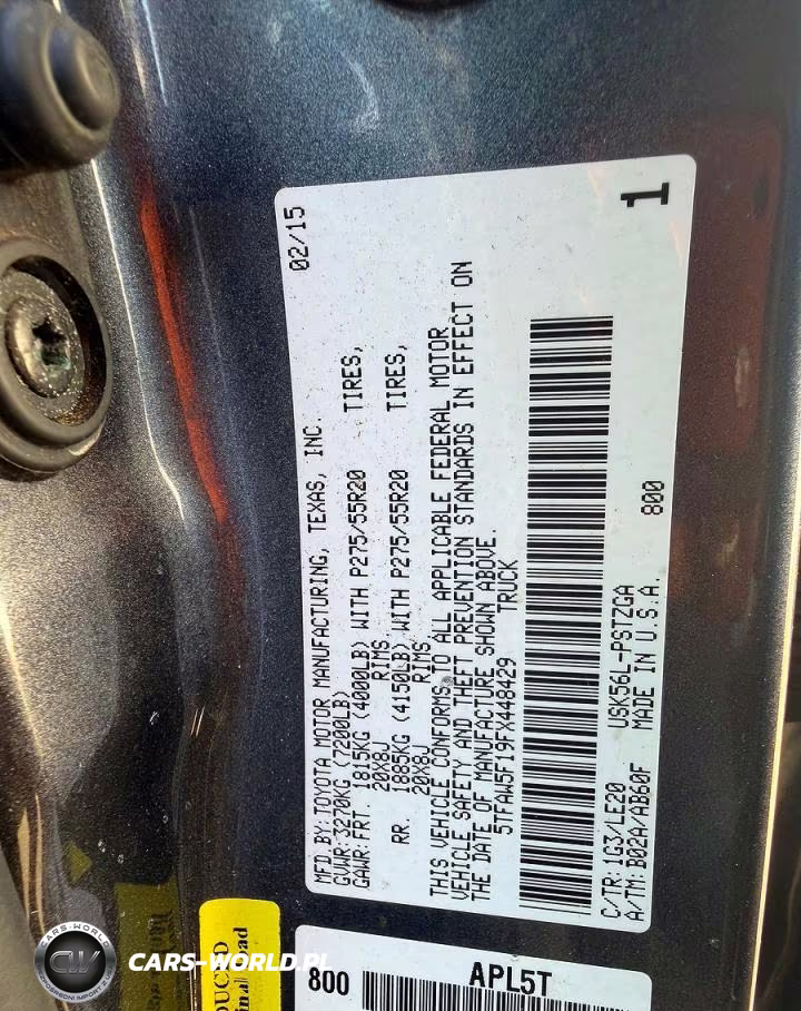 2015 Toyota Tundra Platinum VIN:5TFAW5F19FX448429 - 10