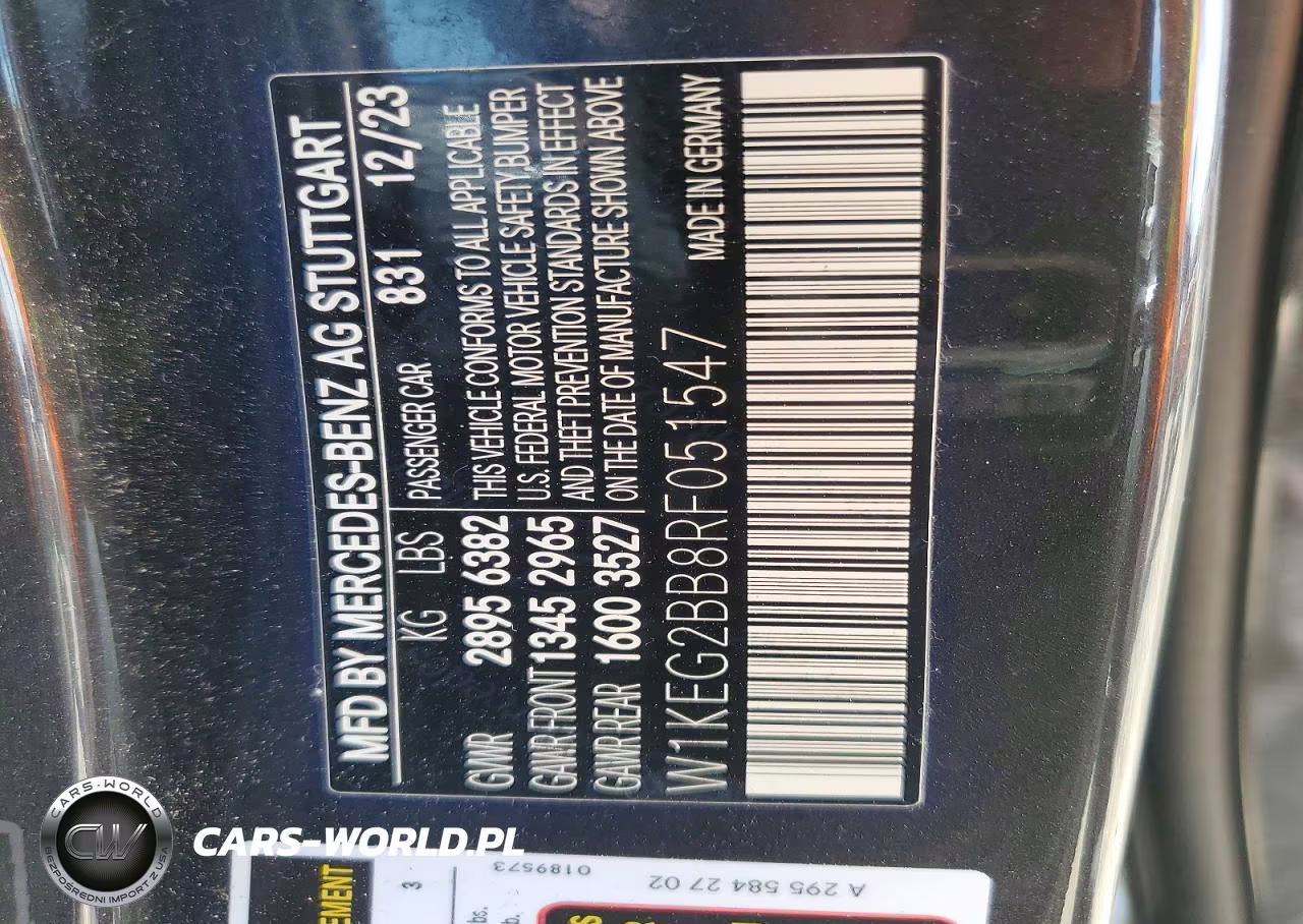 2024 Mercedes-Benz Eqe Sedan 350+ VIN:W1KEG2BB8RF051547 - 12