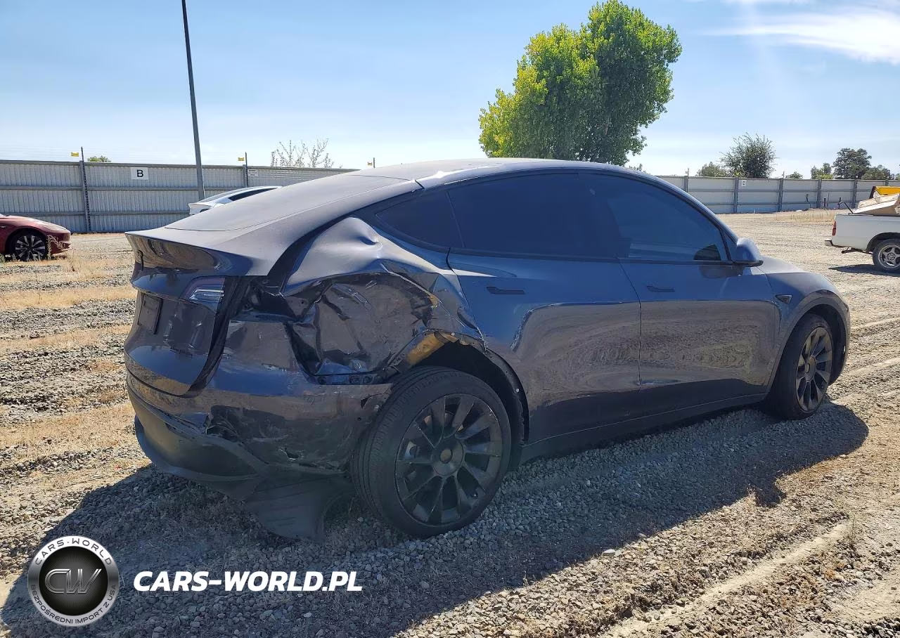 2020 Tesla Model Y VIN:5YJYGDEF7LF002420 - 3