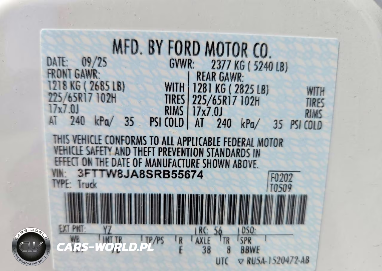 2025 Ford Maverick Xlt VIN:3FTTW8JA8SRB55674 - 12