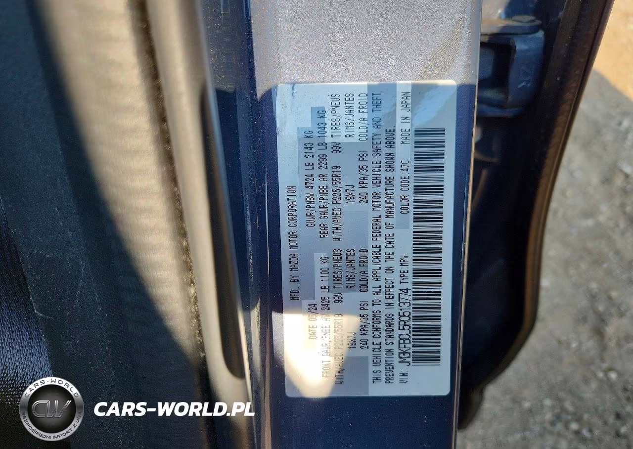 2024 Mazda Cx-5 Preferred VIN:JM3KFBCL5R0513774 - 12